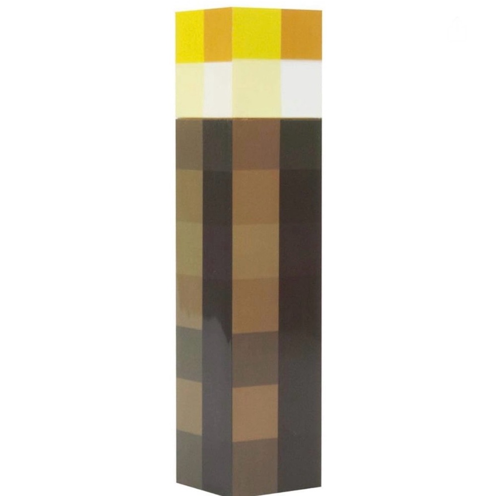 Minecraft torch water bottle